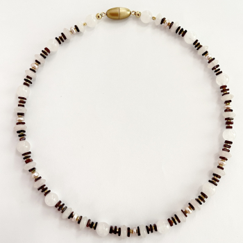 Collier Rosenquarz