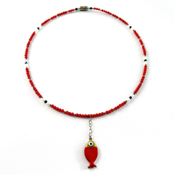 Collier mit Fisch