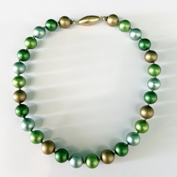 Collier Alu. Elox. grün