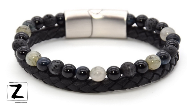 Lederarmband Dark Moon