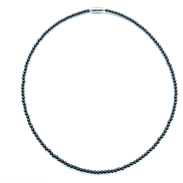 Collier Fein Turmalin schwarz