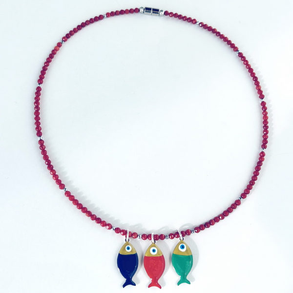 Collier mit Fischen
