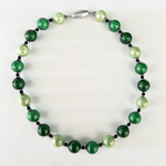 Collier Acryl mit div. Steinen
