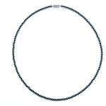 Collier Fein Turmalin schwarz