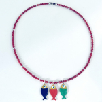 Collier mit Fischen